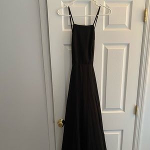 Black Long Lulu’s Silk Dress